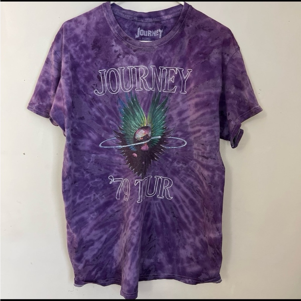 Journey 79 Tour Band tidedye Tshirt